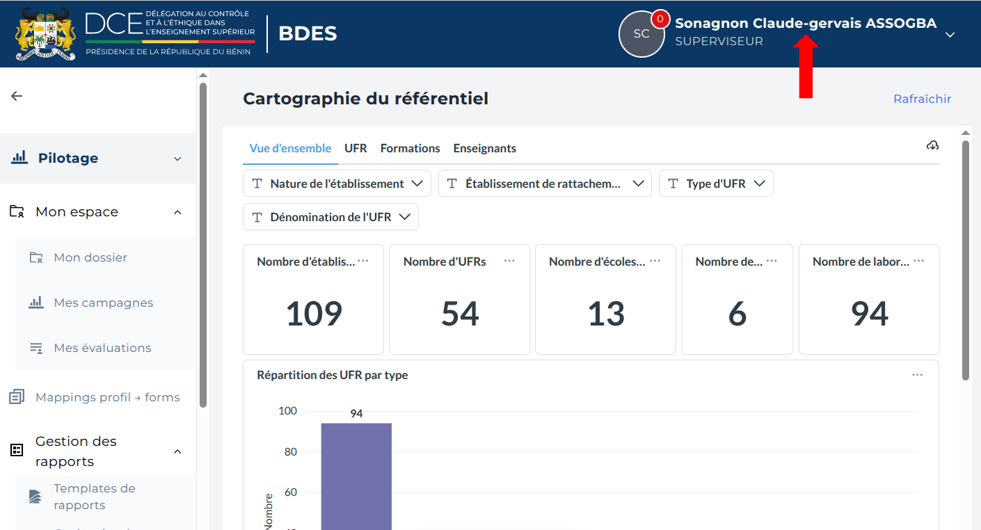 Menus-utilisateur